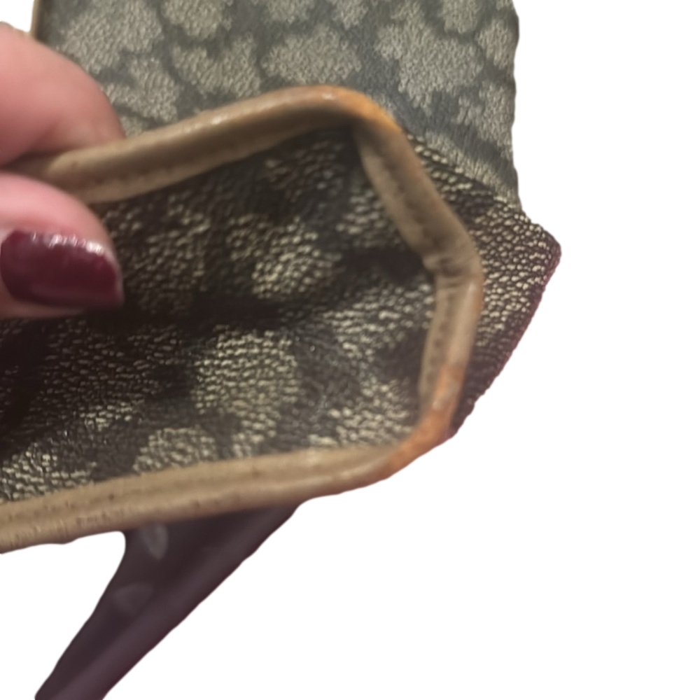 Vintage YSL Yves Saint Laurent Giraffe Print Leather Clutch Pouch - Picture 4 of 7